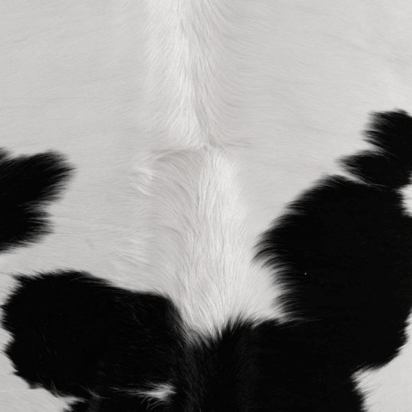 Handpicked Brown Salt and Pepper Cowhide product in use