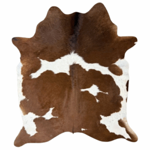 Brown & White Cowhide – Classic Brown and White Cowhide Rug