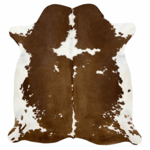 Brown & White Cowhide – Distinct Brown and White Cowhide Rug