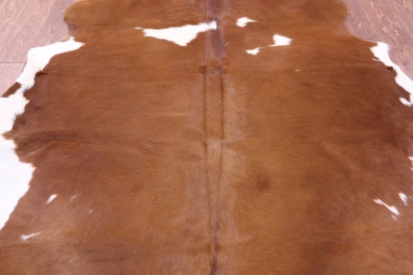 Natural Pattern Variations - Authentic Brown & White Cowhide Rugs