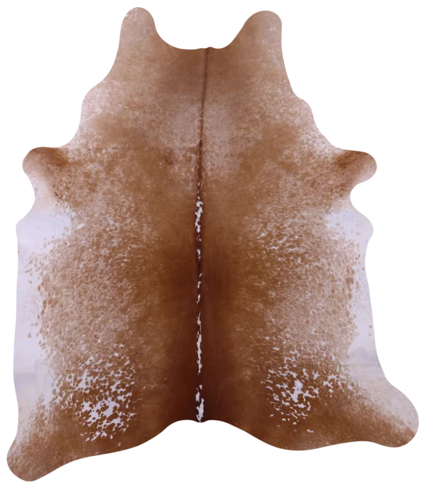 Unique Brown Salt & Pepper Cowhide Rug - One-of-a-Kind Natural Hide