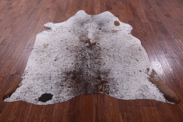 Curated Cowhide Rug in Luxury Interior