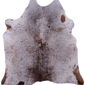 Curated Brown Salt & Pepper Cowhide Rug - Expertly Selected Hide