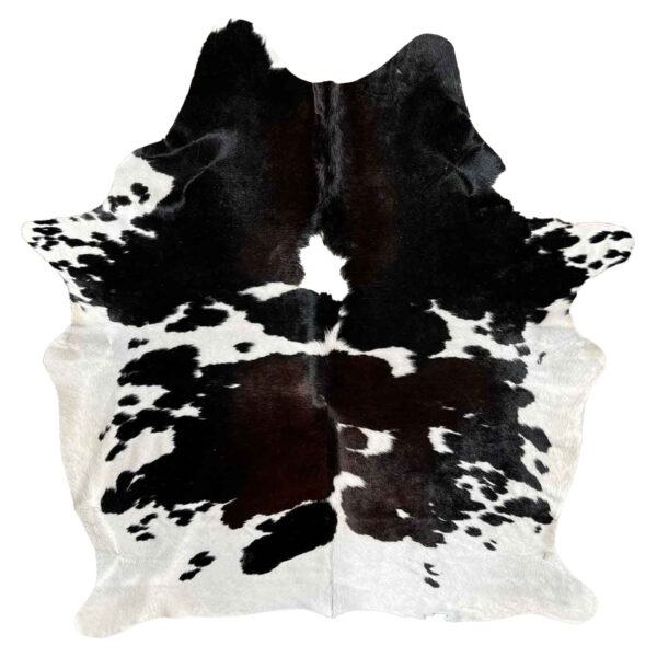 TRI Color Cowhide Rugs – Rustic Tricolor Cowhide Accent Rug - Image 5